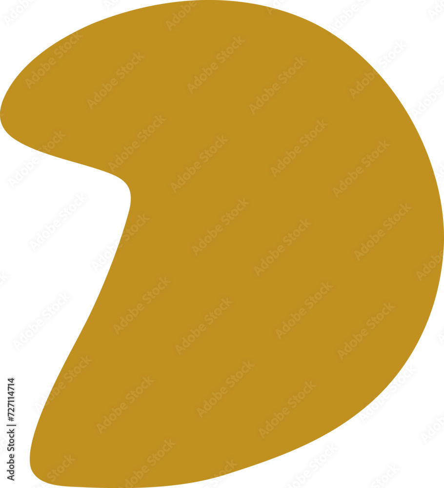 Organic blob silhouette illustration. Irregular shape design element Organic blob silhouette illustration. Irregular shape design element