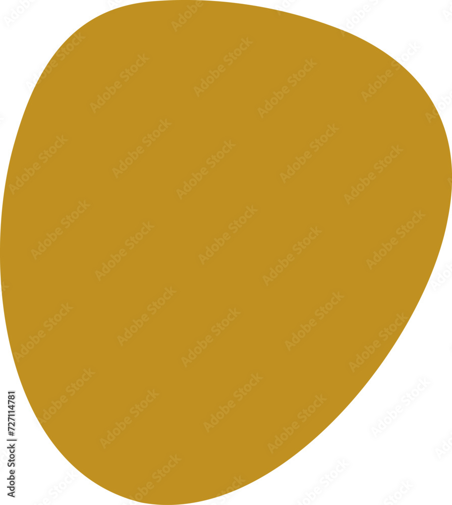 Organic blob silhouette illustration. Irregular shape design element Organic blob silhouette illustration. Irregular shape design element