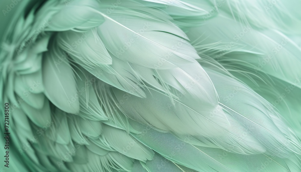 Velvety Pastel Green Goose Feathers: A Serene and Cozy Texture Symphony Velvety Pastel Green Goose Feathers: A Serene and Cozy Texture Symphony