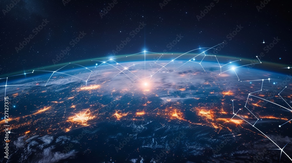 Fototapeta premium Beyond the Screen: Wireless Signs and the Social Media Frontier