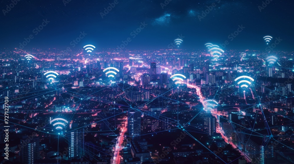 Connected Realms: Wireless Signs in a Digital Landscape