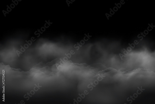 Mystic Fog Texture on Black Background