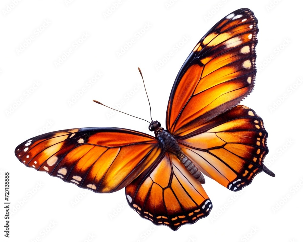 Fototapeta premium butterfly isolated on white background