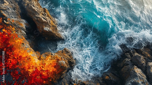  Fiery Foliage and Frothy Seas