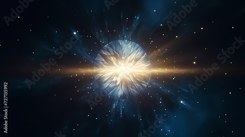 Cosmic illustration showing vibrant cosmic background