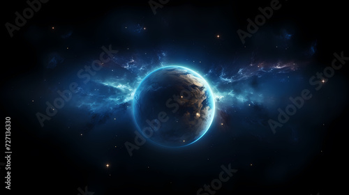 Cosmic illustration showing vibrant cosmic background