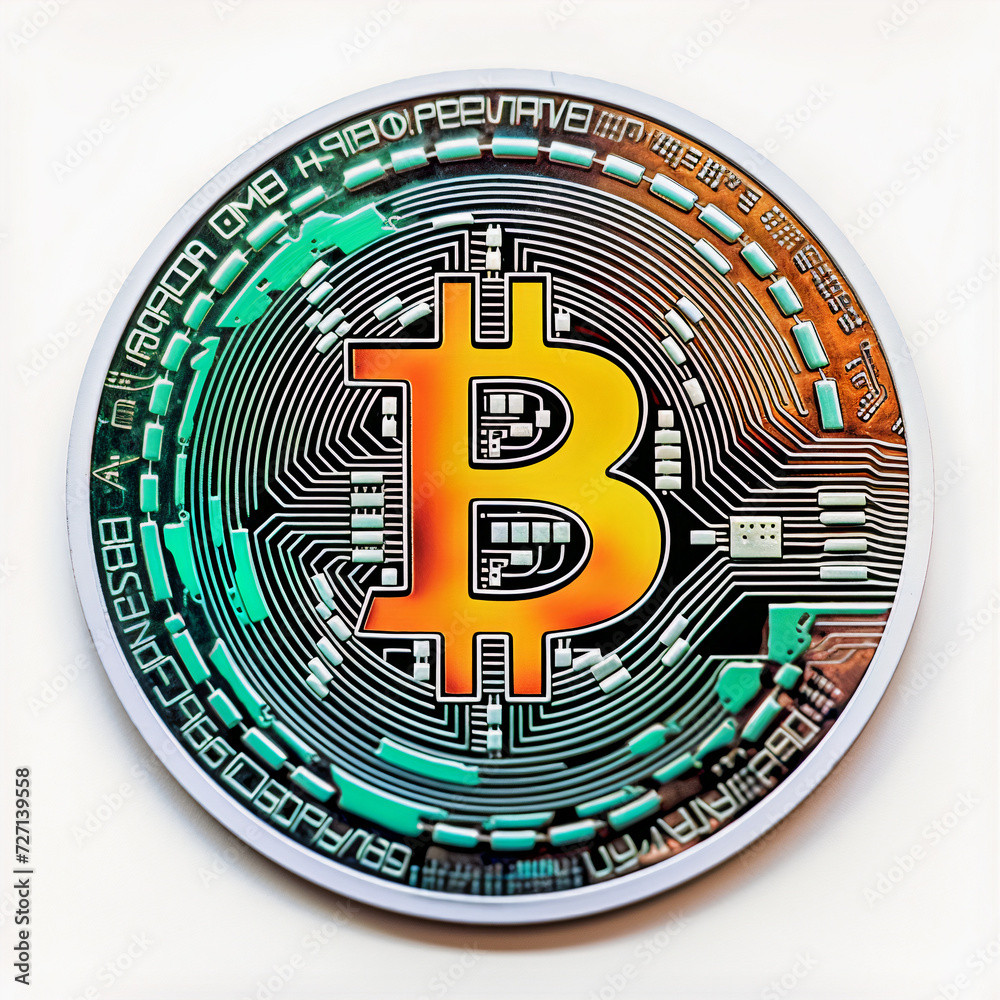 Bitcoin Sticker Design