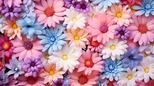 Colorful floral seamless pattern © jiejie