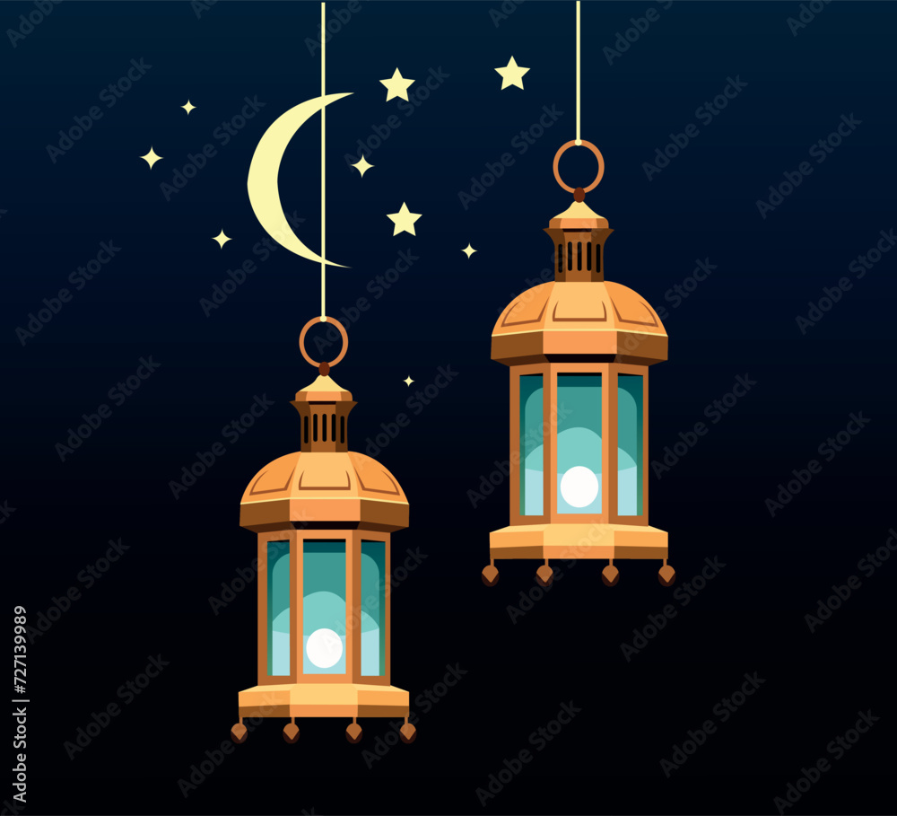 lantern for Ramadan clipart vector illustration lantern for Ramadan clipart vector illustration