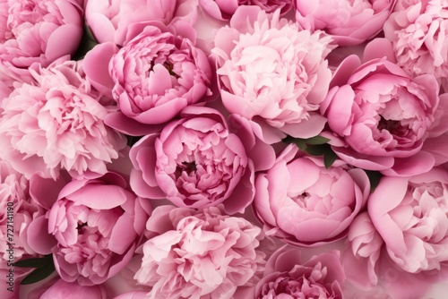 Pink Peony Flowers