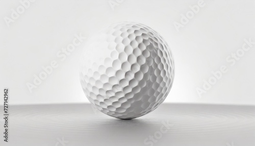 illustration of a golf ball in 3d style futuristic sports concept generation