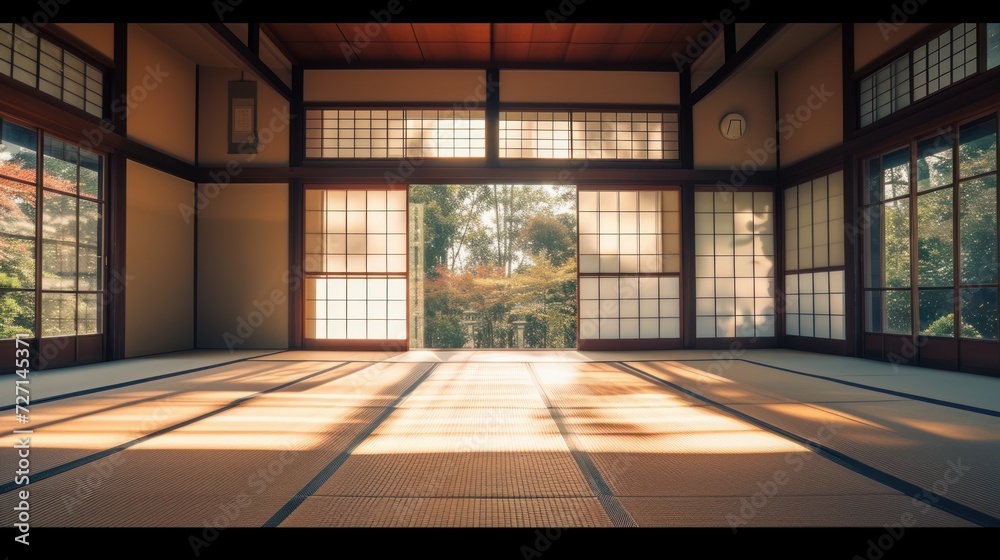 Fototapeta premium Empty ryokan room