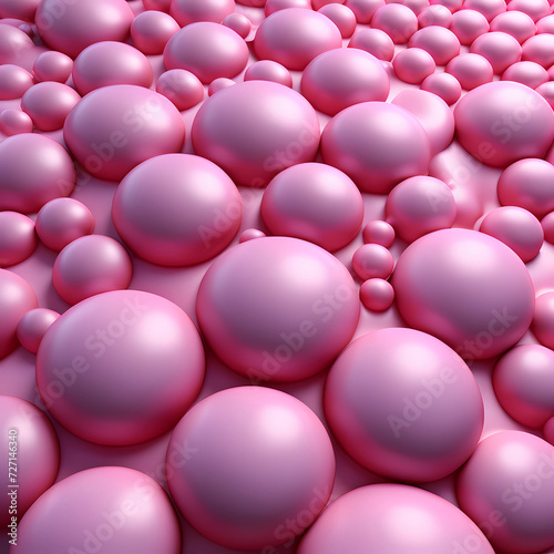 shiny pink texture with round bumps  pink 3d spheres  pink bubble wrap  