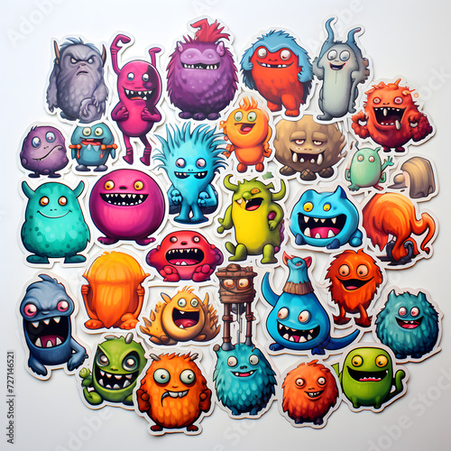 monster stickers