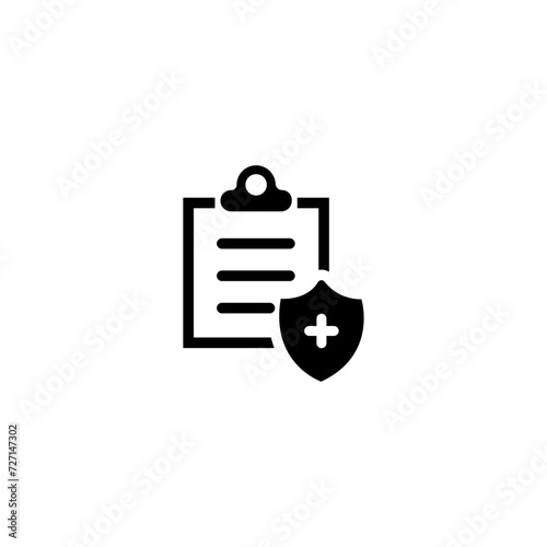 Insurance and assurance icon. Containing healthcare medical, life, car, home, travel insurance icons. Insurance vector icon.
