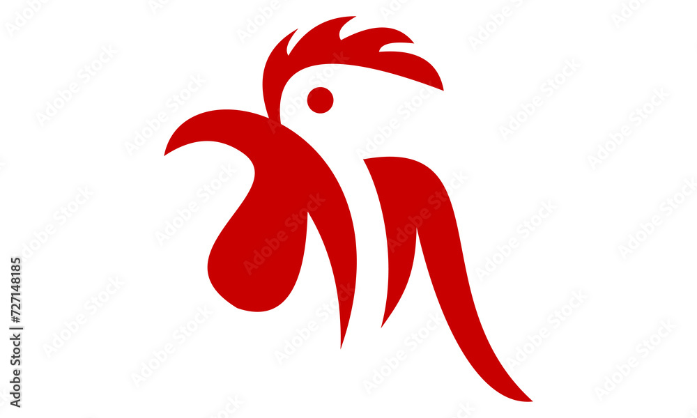 chicken head icon vector logo chicken head icon vector logo
