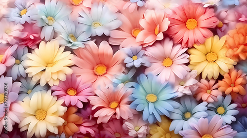 Colorful floral seamless pattern © jiejie