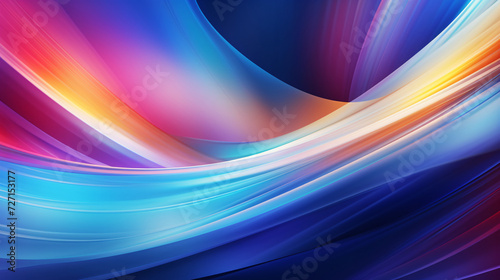 Abstract colorful blurred rainbow divergent art background, colorful radiating lines of abstract shapes concept illustration