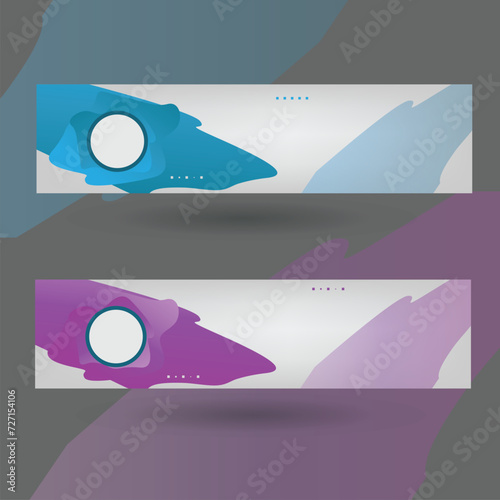 Banner background design for linkedin. 