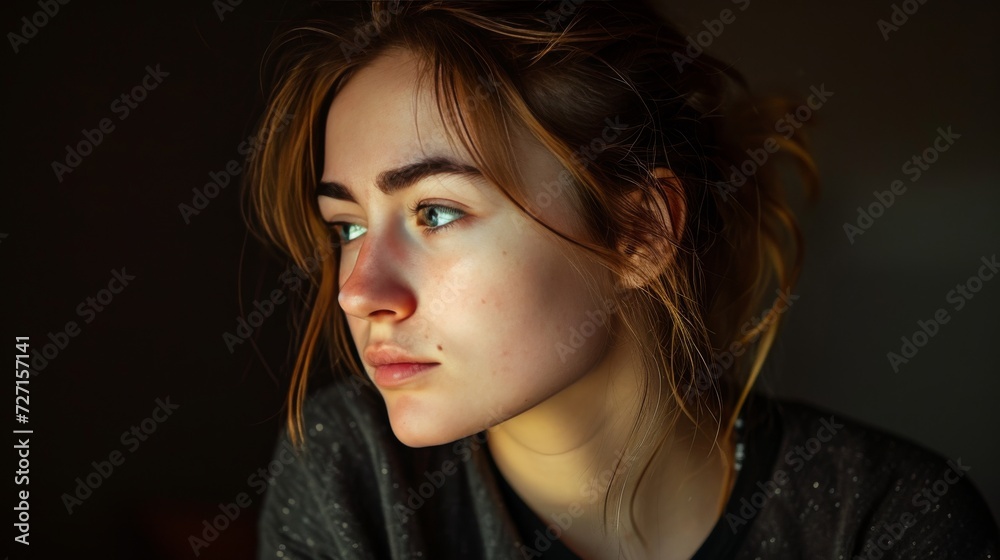 Woman Resting, Relaxing and Feeling Cozy, Women Days Woman Resting, Relaxing and Feeling Cozy, Women Days