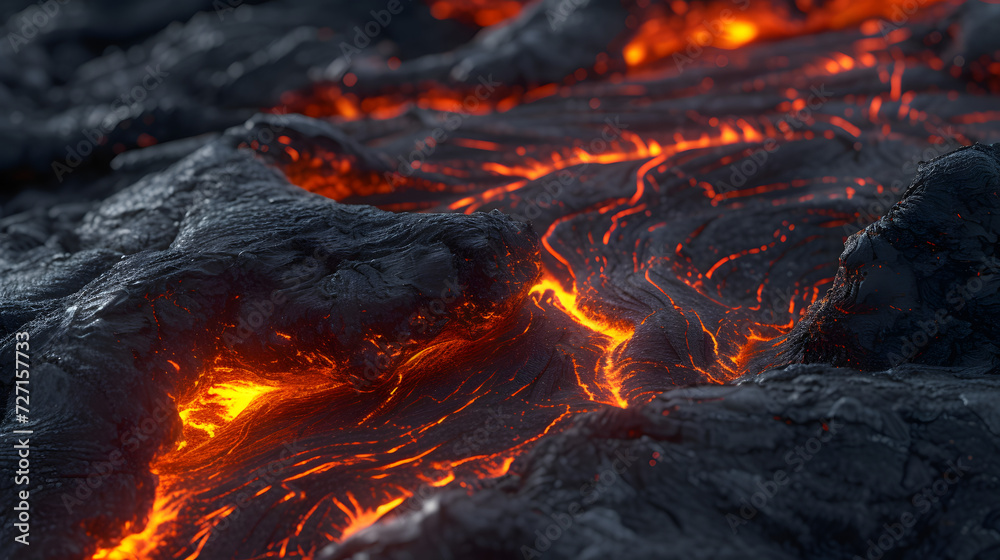 rapidly cooled lava crust creates an abstract rapidly cooled lava crust creates an abstract