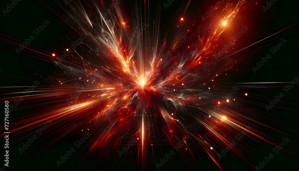 abstract background with star