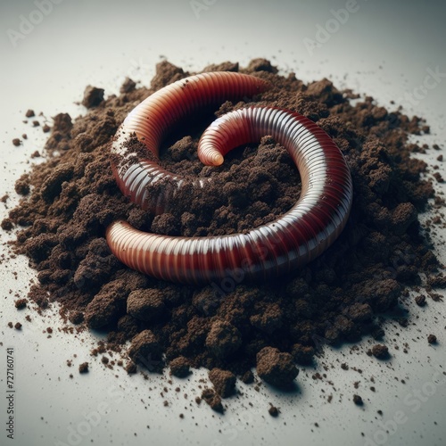close up of a worm