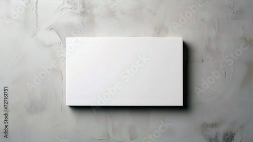Blank white poster with copy space in frame. Generative AI