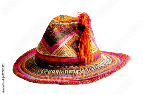 Peruvian Hat on Transparent Background
