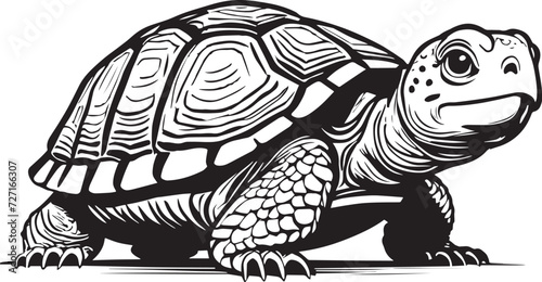 An illustration of a box turtle.