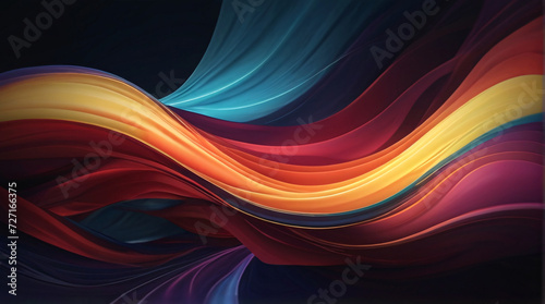 4K Abstract wallpaper colorful design, Aesthetic textures, colored background, teal and orange color