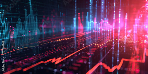 Market Surge: An Illustration of a Surge in Market Activity, Highlighting the Momentum of a Rising Market