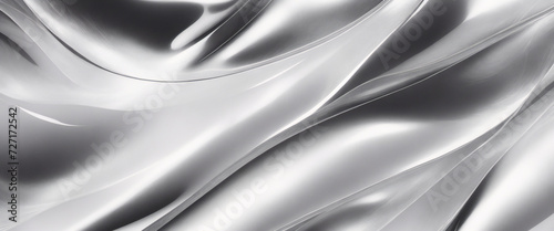 銀箔の背景に光沢のあるベクトル鋼のグラデーション テンプレートとクロム境界線の金属。抽象的な銀色の金属の背景。抽象的なグレー色の明るい背景。Q