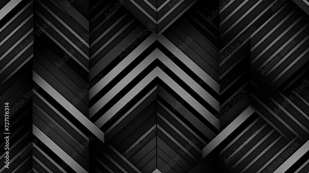 Obraz premium black and white geometric pattern from