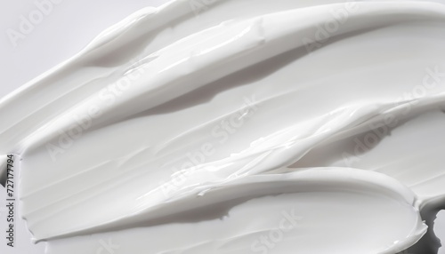 White lotion beauty skincare cream texture cosmetic product background © ROKA Creative
