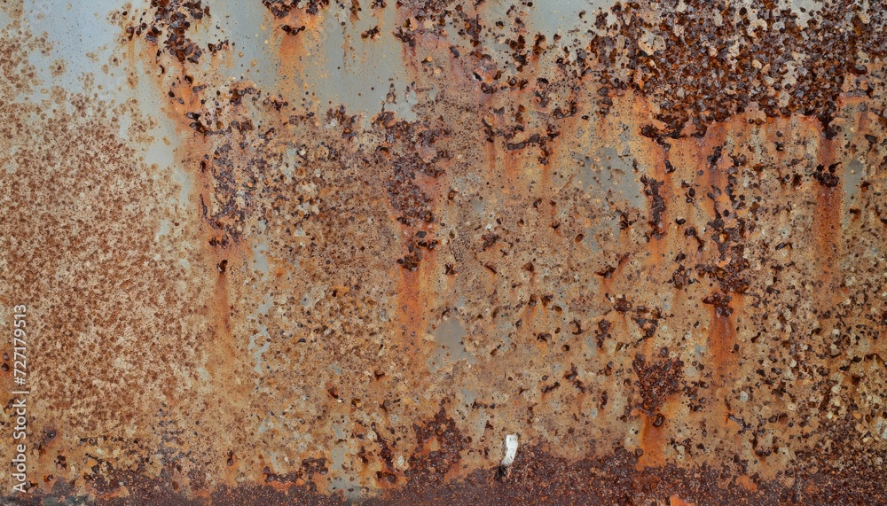 Rusty metallic background with chipping paint Rusty metallic background with chipping paint