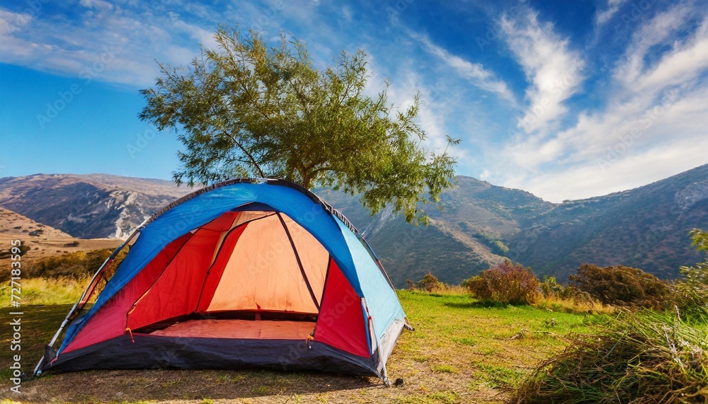 tent in camping