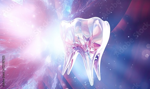 A futuristic depiction of teeth showcasing intricate anatomical details, offering a glimpse into dental advancements.