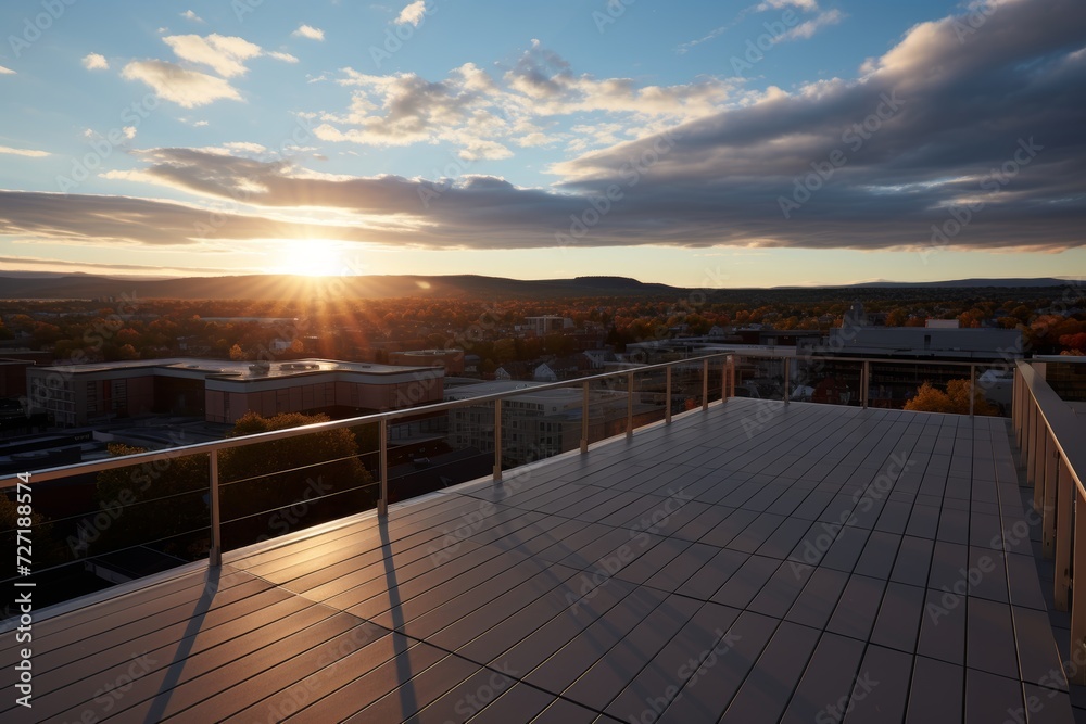 Solar panels on office buildings for eco-friendly energy generation and sustainability Solar panels on office buildings for eco-friendly energy generation and sustainability