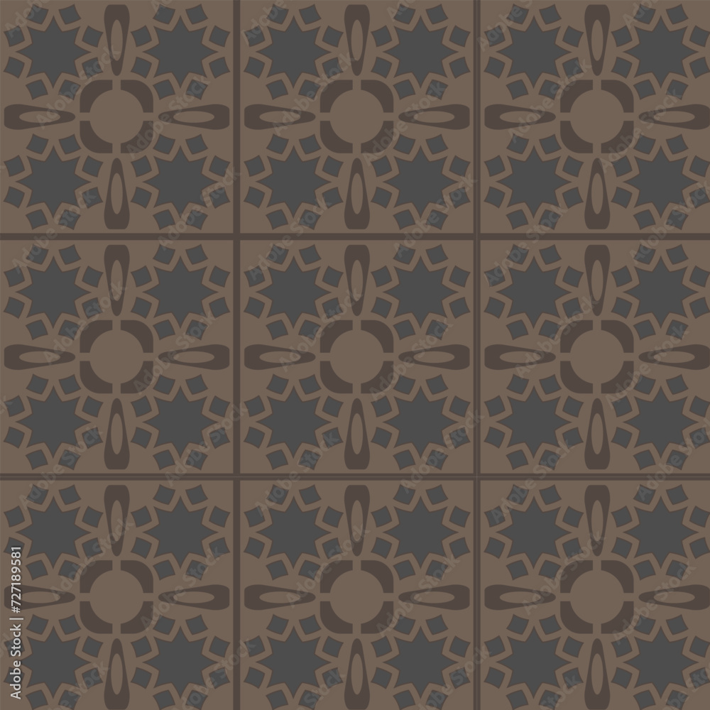 Seamless pattern in gray-brown tones for tiles, linoleum, tablecloths, wallpaper.
Background vector. Seamless pattern in gray-brown tones for tiles, linoleum, tablecloths, wallpaper.
Background vector.