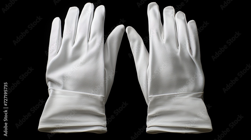 Obraz premium simple illustration of cotton gloves