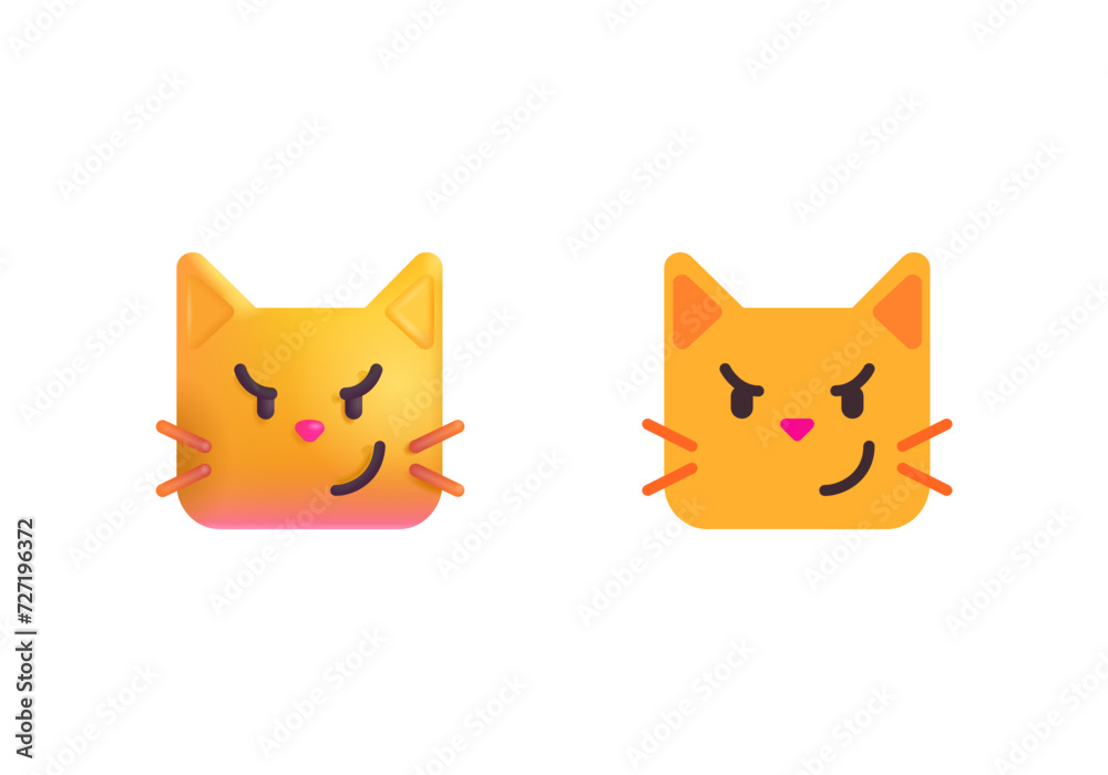 Obraz premium Cat with Wry Smile