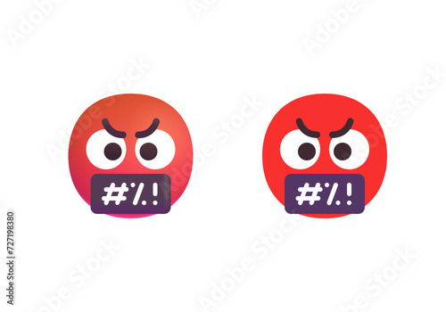 Face with Symbols on Mouth