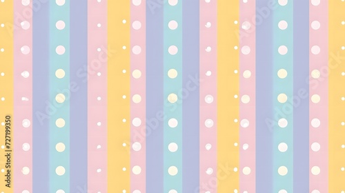 pastels digital paper with playful polka dots and stripes