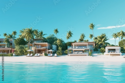 Villas on the island © Artur