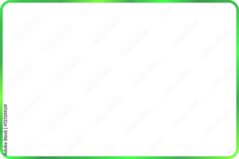 Elegant green rectangular frame png border on transparent background Elegant green rectangular frame png border on transparent background