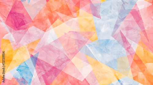 pastels digital paper with abstract geometric shapes,seamless