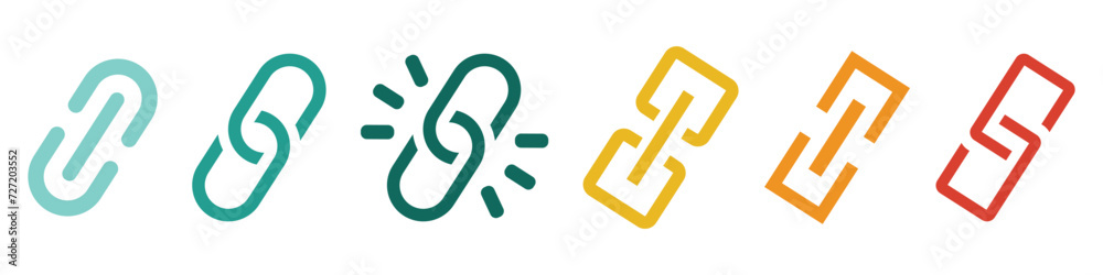 Internet URL or web page url link icon set. eps 10 Internet URL or web page url link icon set. eps 10