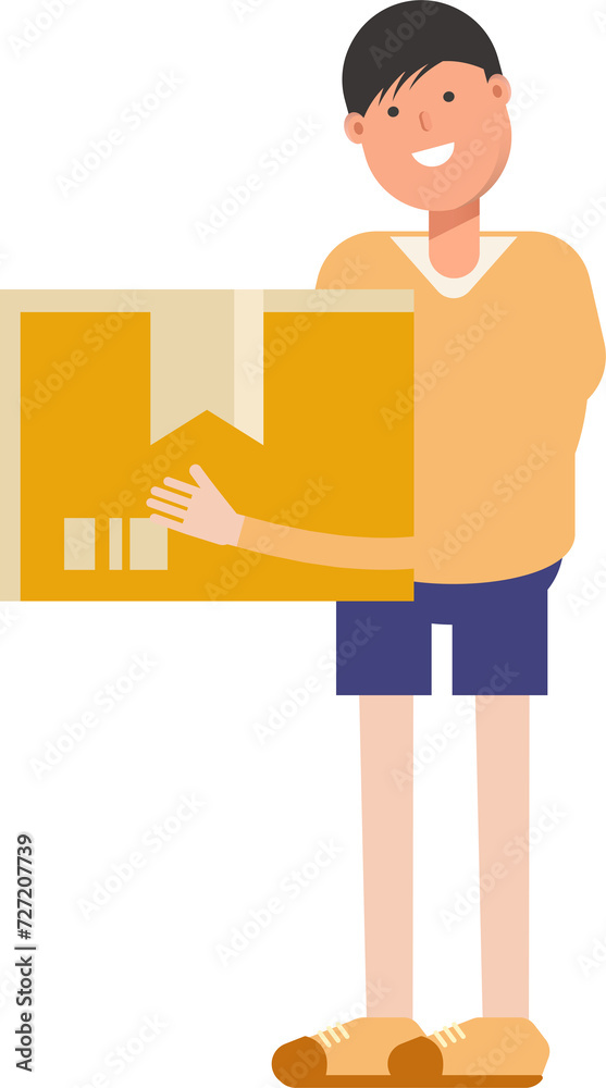 Boy Character Holding Box
Boy Character Holding Box