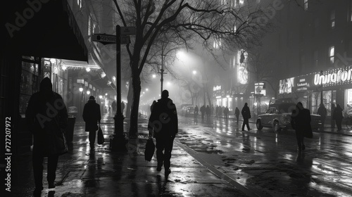 Misty City Stroll © Thomas